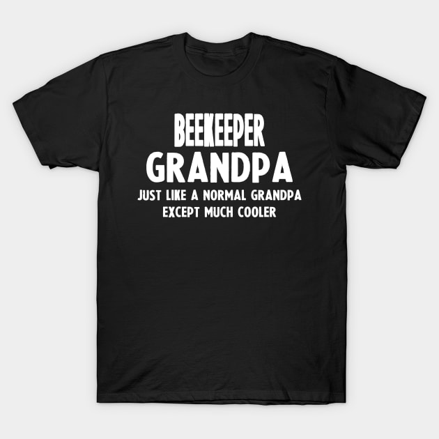 Gifts For Beekeeper's Grandpa T-Shirt by divawaddle